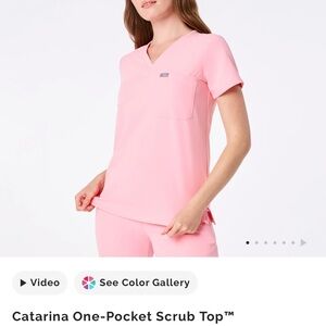 Figs Catarina one pocket top
